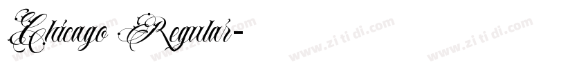 Chicago Regular字体转换 Chicago Regular字体转换